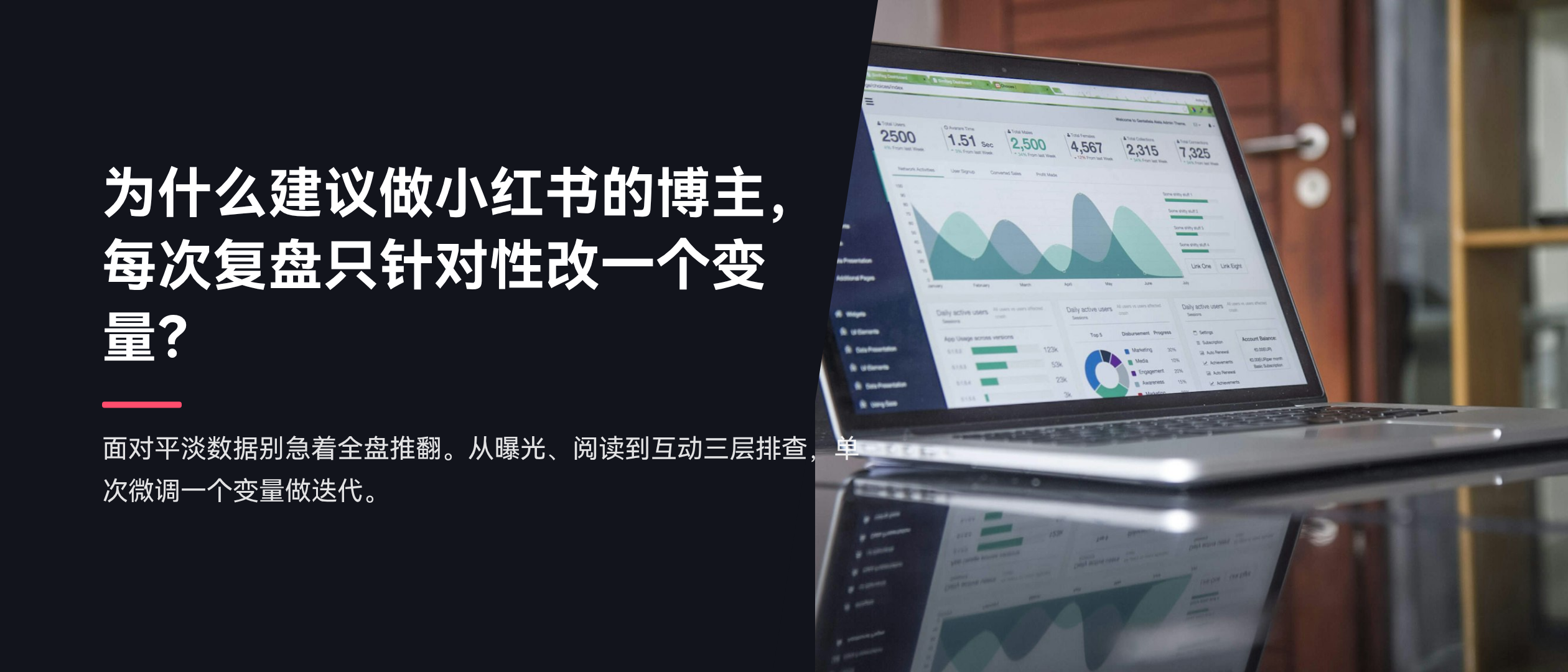 为什么建议做小红书的博主，每次复盘只针对性改一个变量？